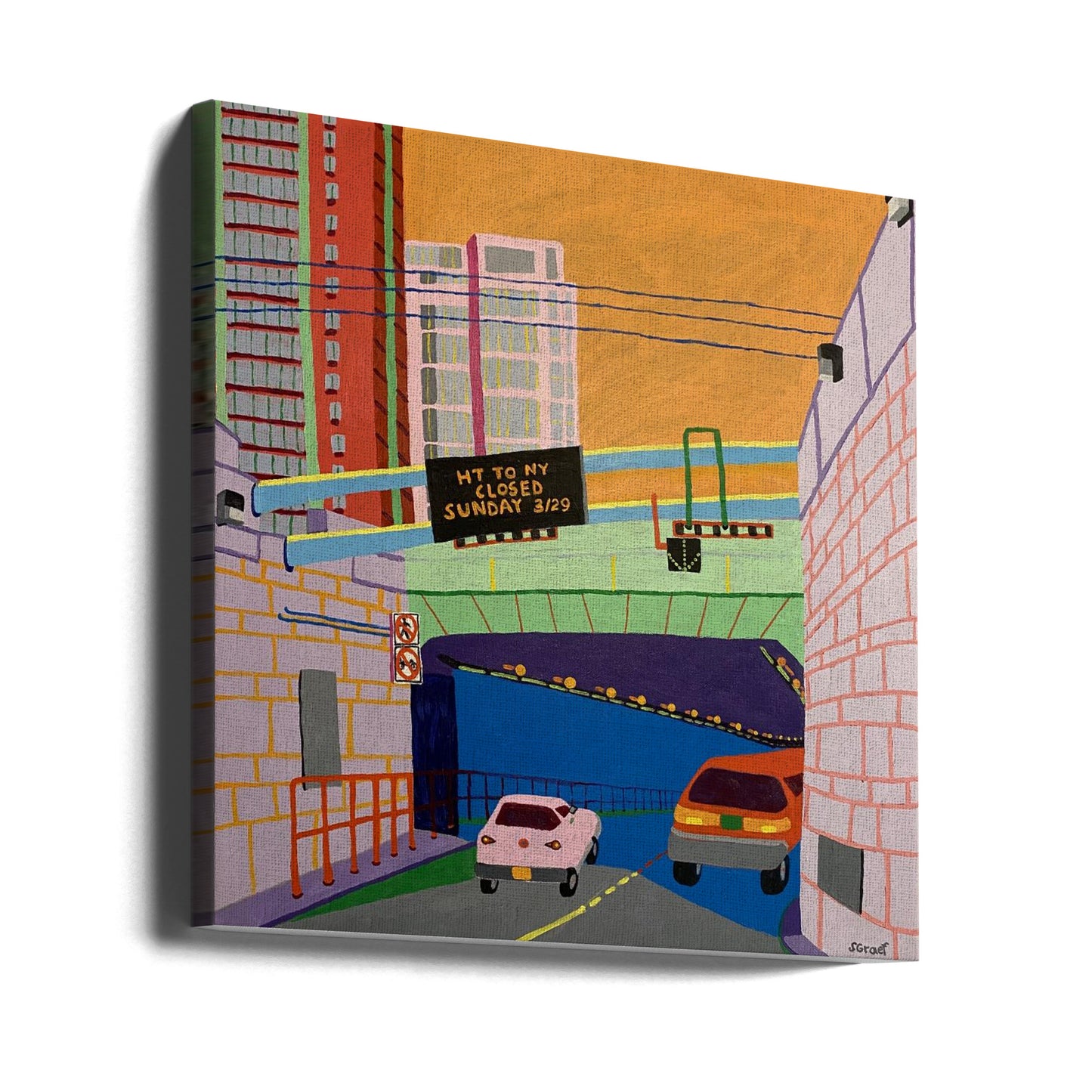 Entrée du tunnel Holland | Tableaux sur Toile