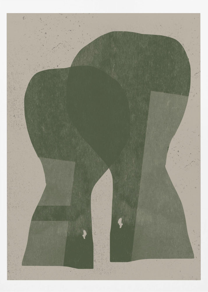 Gedämpfte Silhouetten | Poster