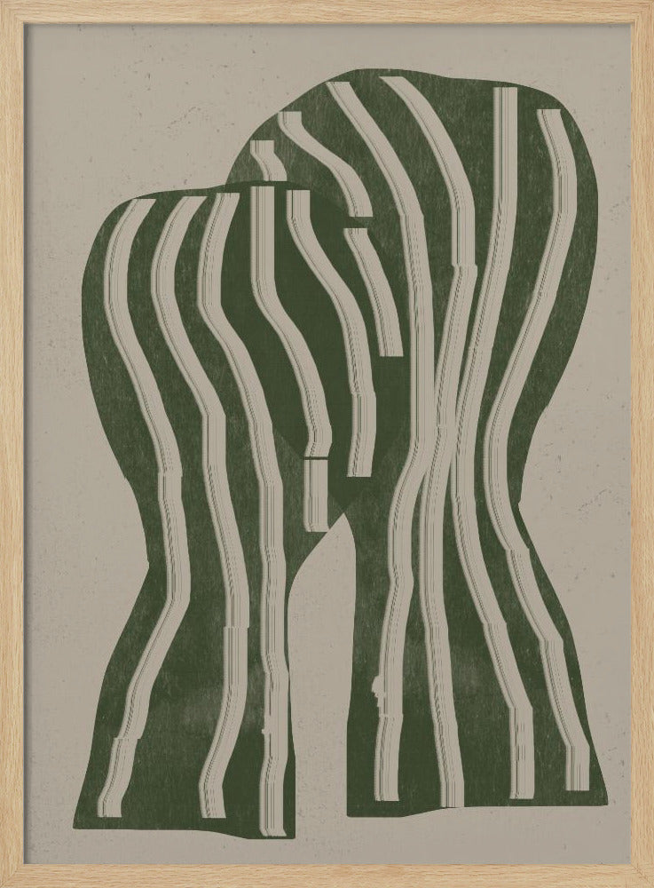 Böjda ränder | Poster