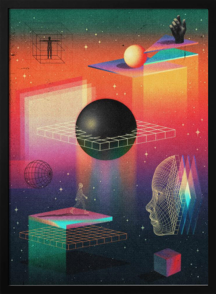 Mellan dimensioner | Poster