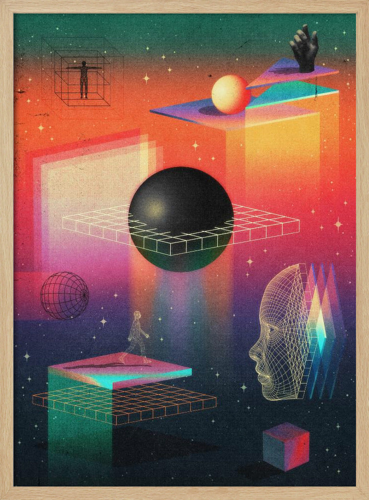 Mellan dimensioner | Poster