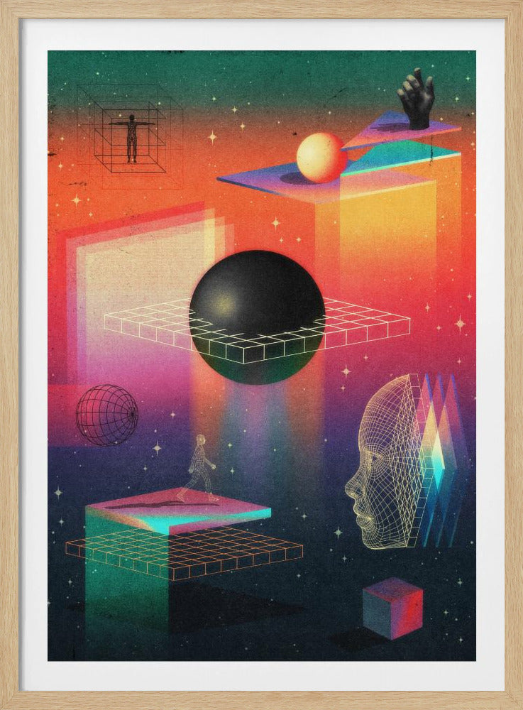 Mellan dimensioner | Poster