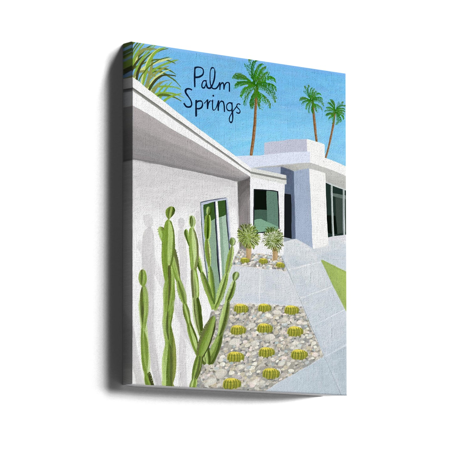 Architecture moderne de Palm Springs par l'artiste Carla Daly | Tableaux sur Toile