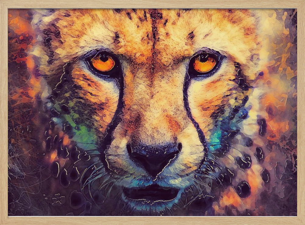 Animals Leopard Watercolor Animal Art | Poster
