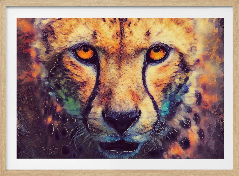 Animals Leopard Watercolor Animal Art | Poster