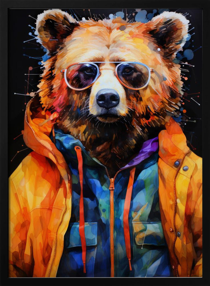 Bear Watercolor Animal Art | Poster