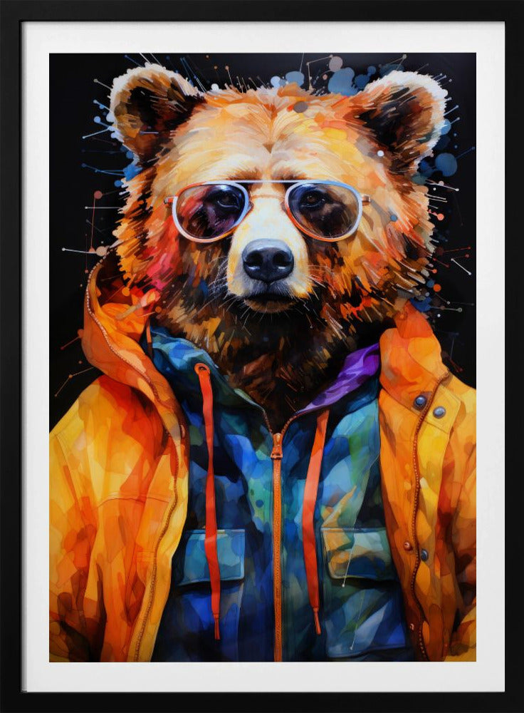 Bear Watercolor Animal Art | Poster