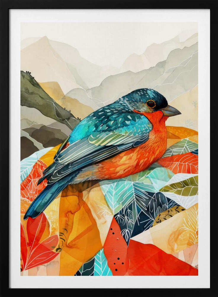 Bird Watercolor Animal Art | Poster