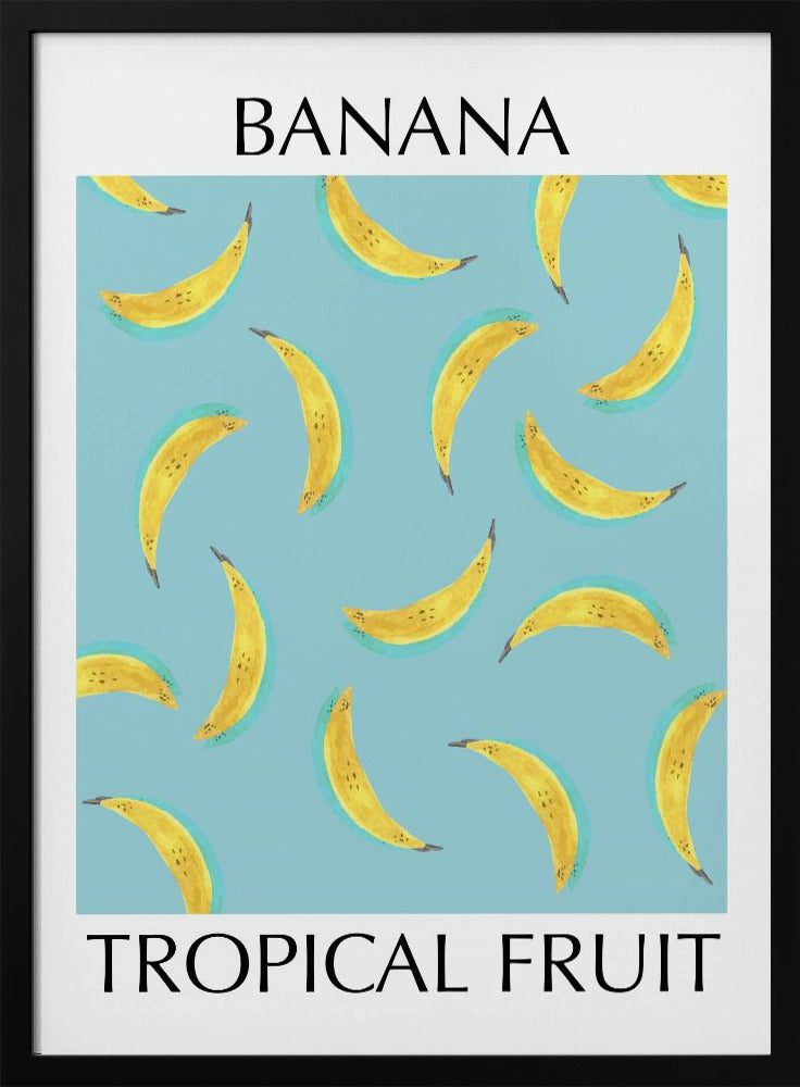 Banane Tropische Früchte Poster