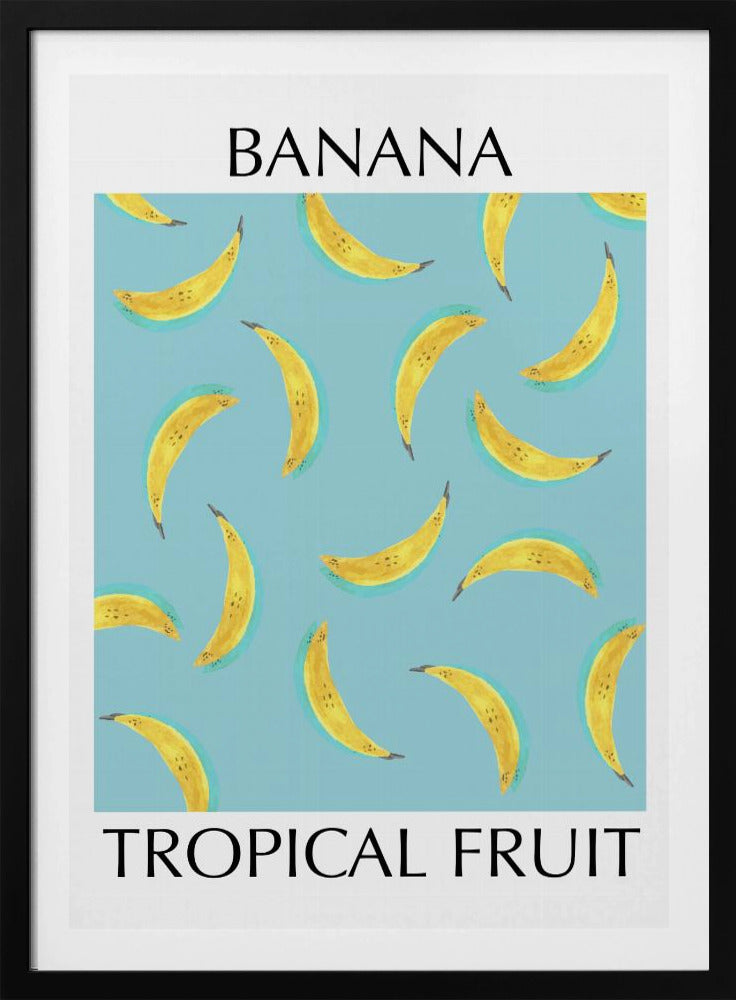 Banane Tropische Früchte Poster