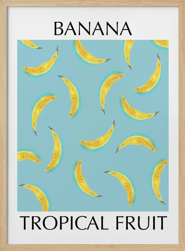 Banane Tropische Früchte Poster