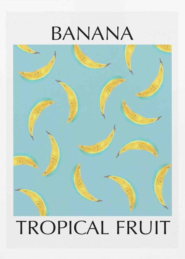 Banane Tropische Früchte Poster