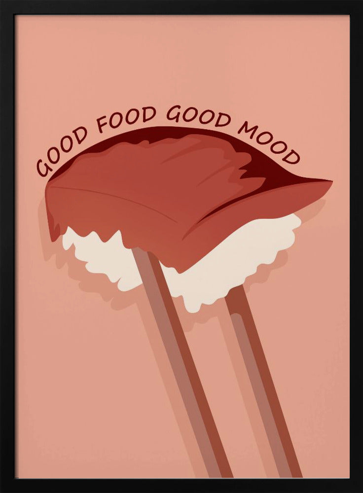 Essen ist lebensnotwendig | Poster - Kunstdruck