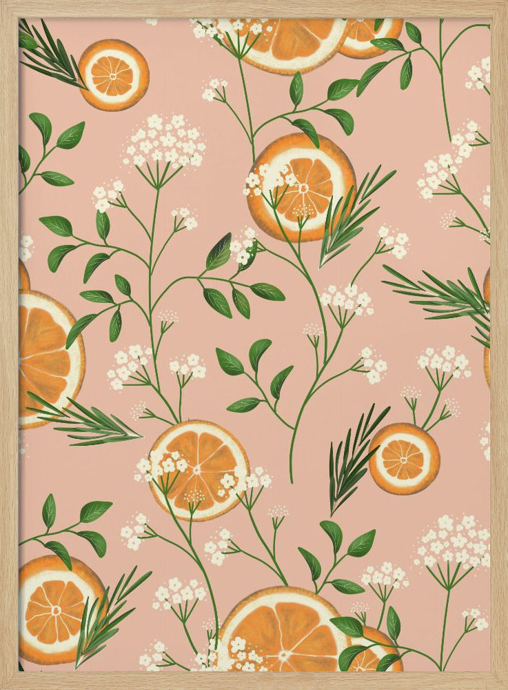 Fläderblommor och apelsiner | Poster