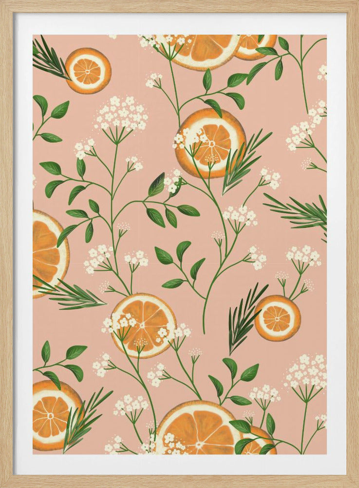 Fläderblommor och apelsiner | Poster