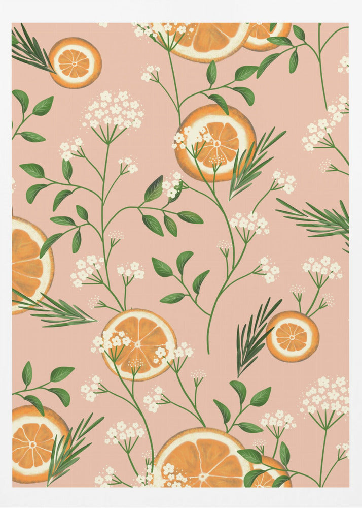 Fläderblommor och apelsiner | Poster
