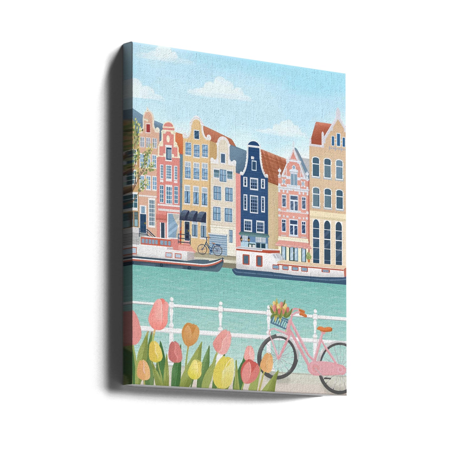 Ville d'Amsterdam | Tableaux sur Toile