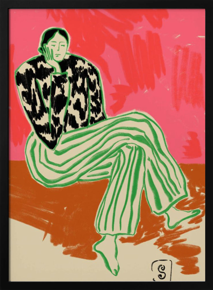 Lugnt kvinnaporträtt | Poster