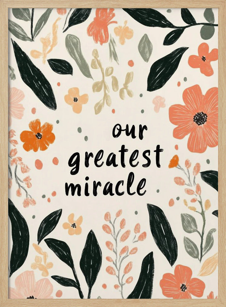 Our greatest miracle no 02 | Poster