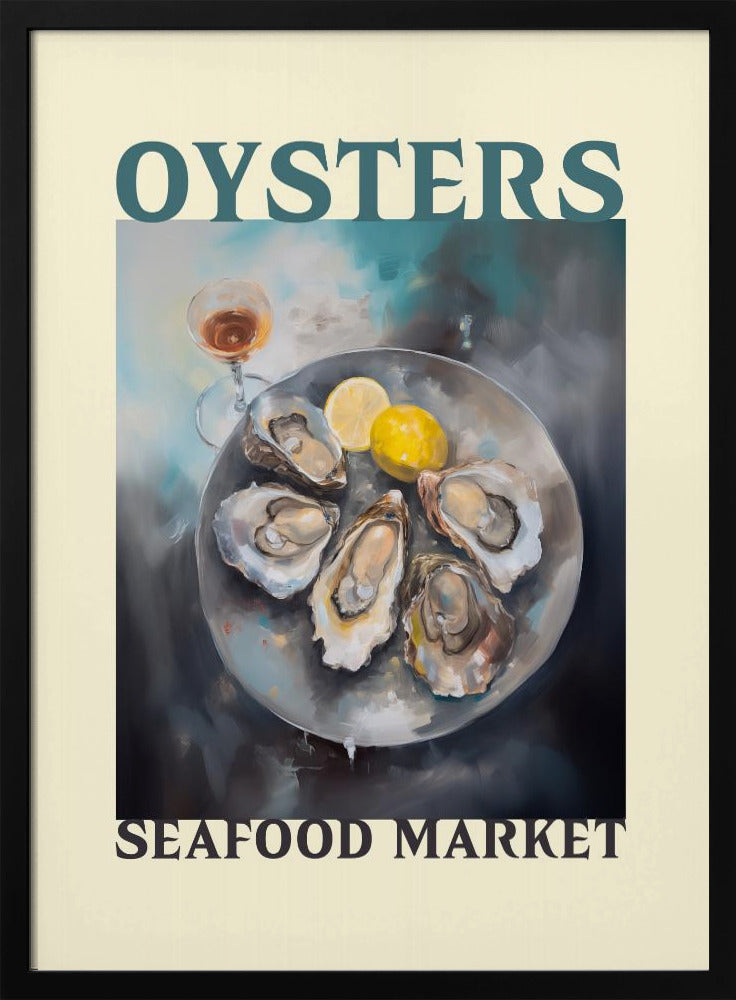 Austern-Meeresfrüchtemarkt | Poster