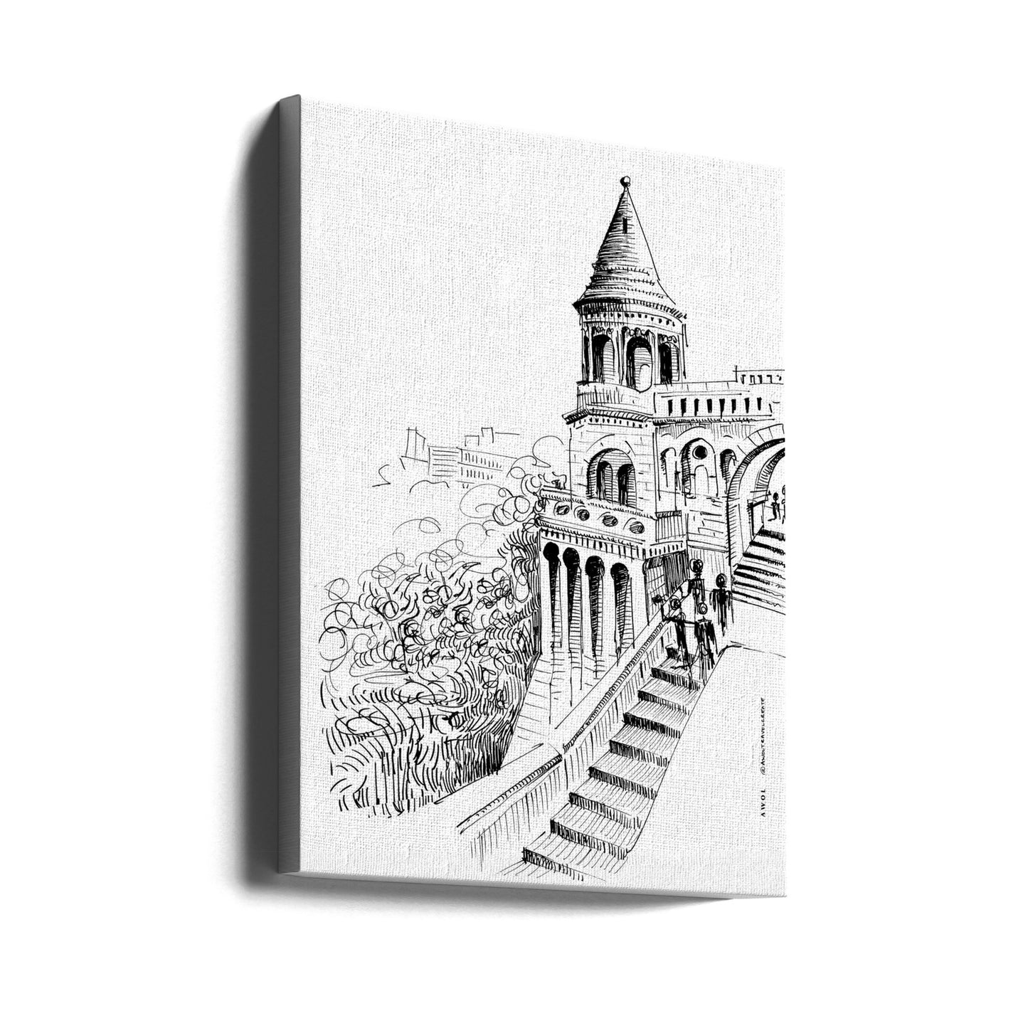 Budapests sagoslott, Ungerns stadskonsttryck | Canvas