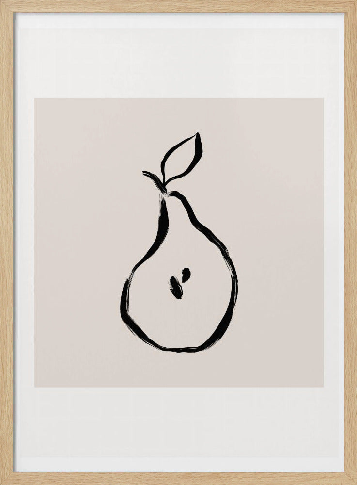 Minimal Pear | Poster