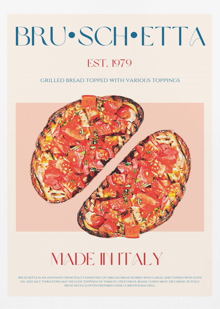 Flavorful Bruschetta | Poster