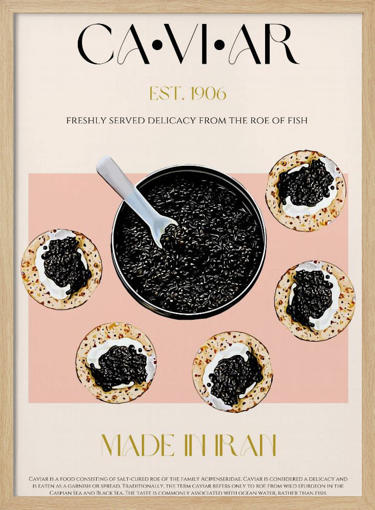 Luxus auf Blini | Poster