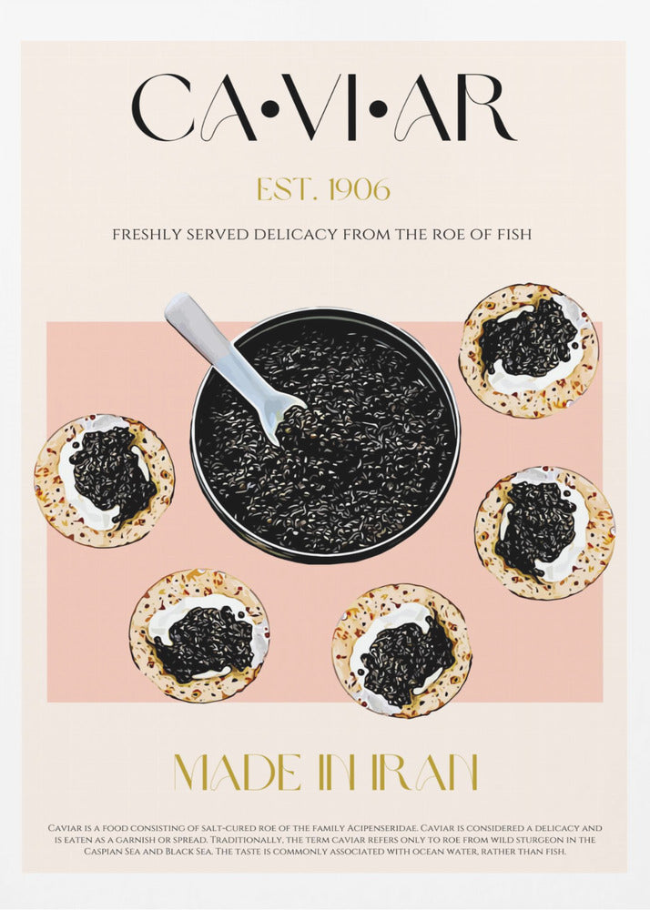 Luxus auf Blini | Poster