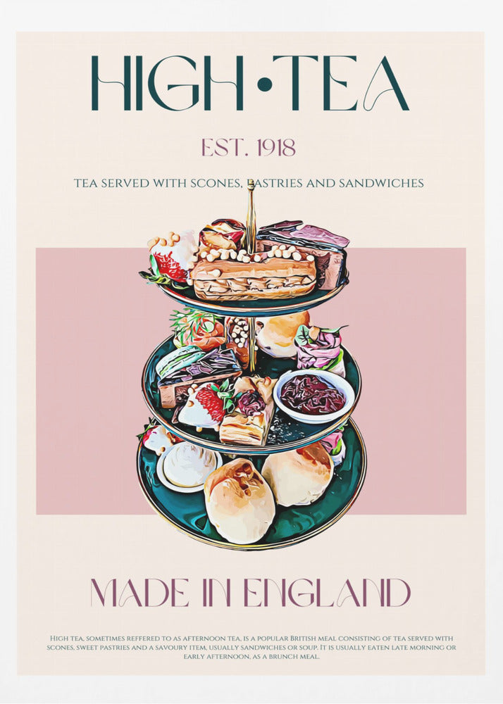 Eleganter High Tea | Poster