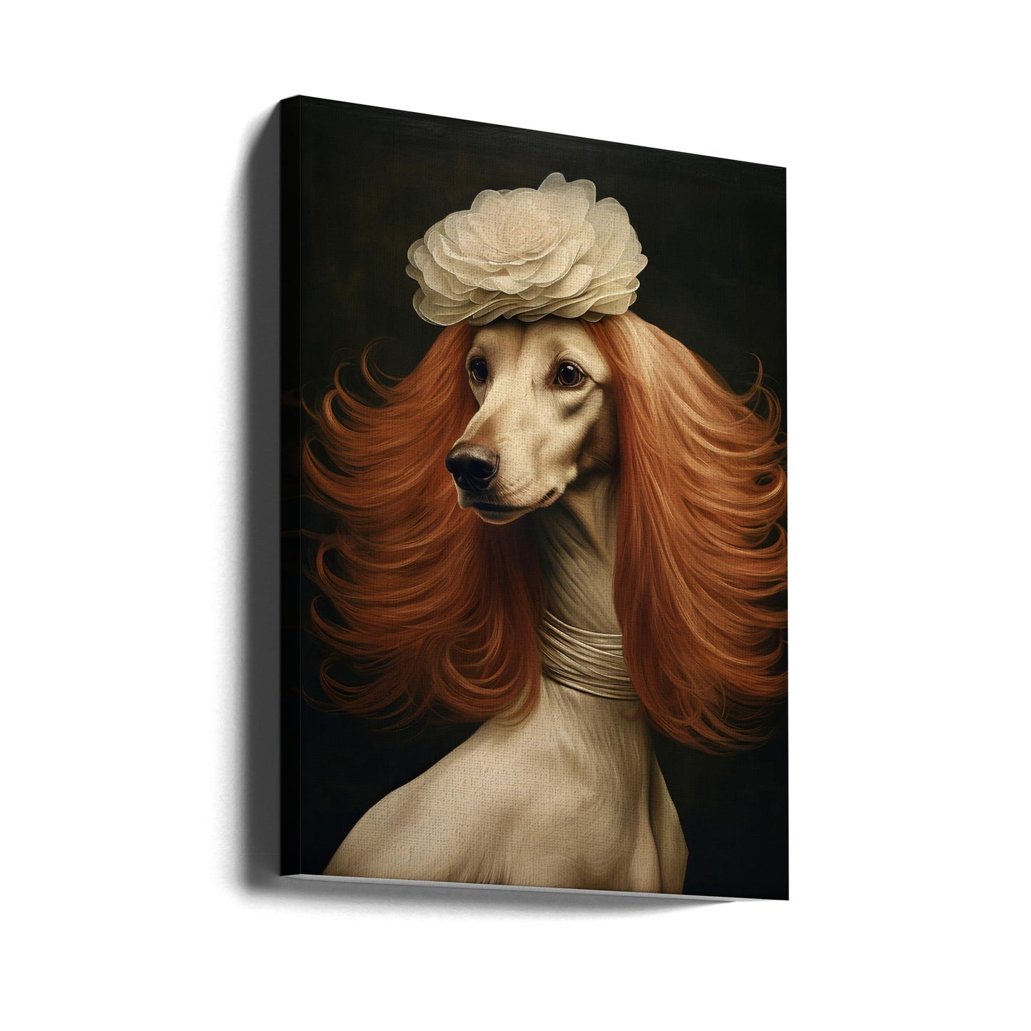 Människohund 0002 2024 december Poster Hundkvinna 6.jpg | Canvas