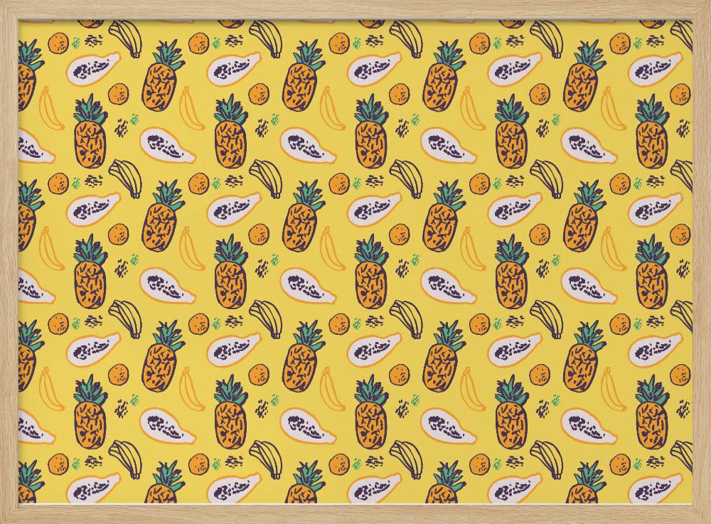 Tropical Fruit Fiesta | Poster