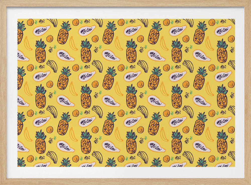 Tropical Fruit Fiesta | Poster