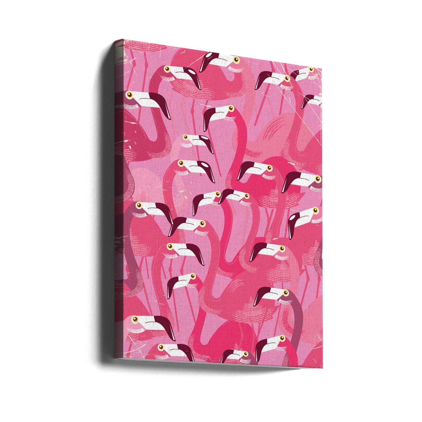 Flamingos-Schwarm | Leinwand