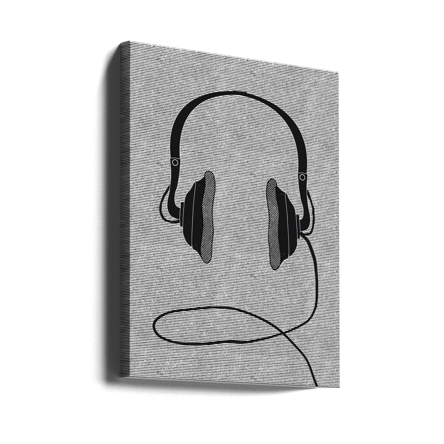 Pair Of Black Headphones | Canvas