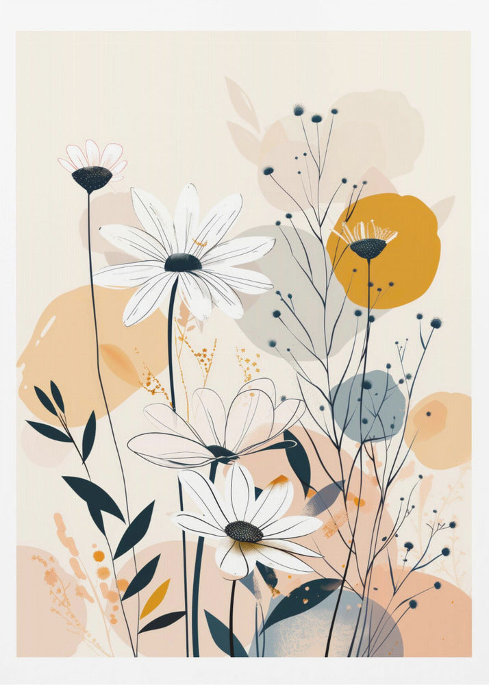 Abstract Floral Elements | Poster