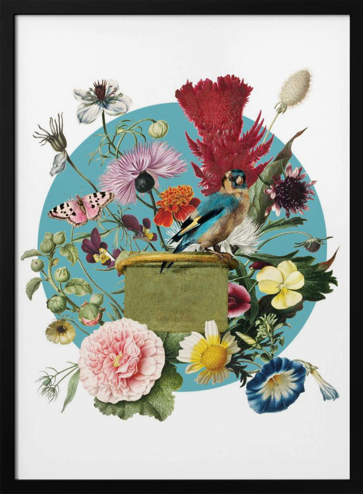Färgglad blomharmoni | Poster