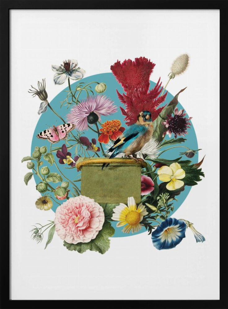 Färgglad blomharmoni | Poster