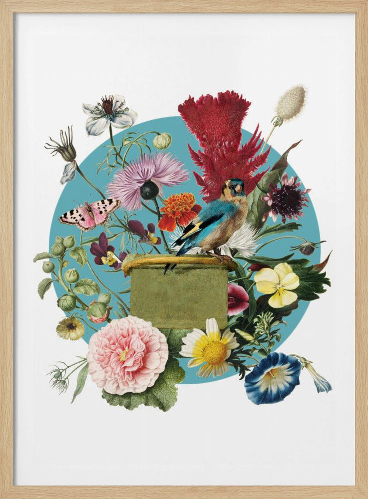 Färgglad blomharmoni | Poster