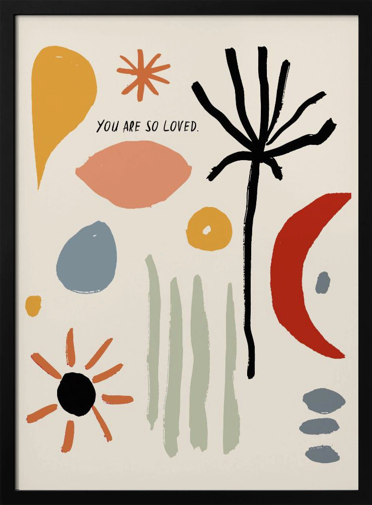 Abstract Embrace | Poster