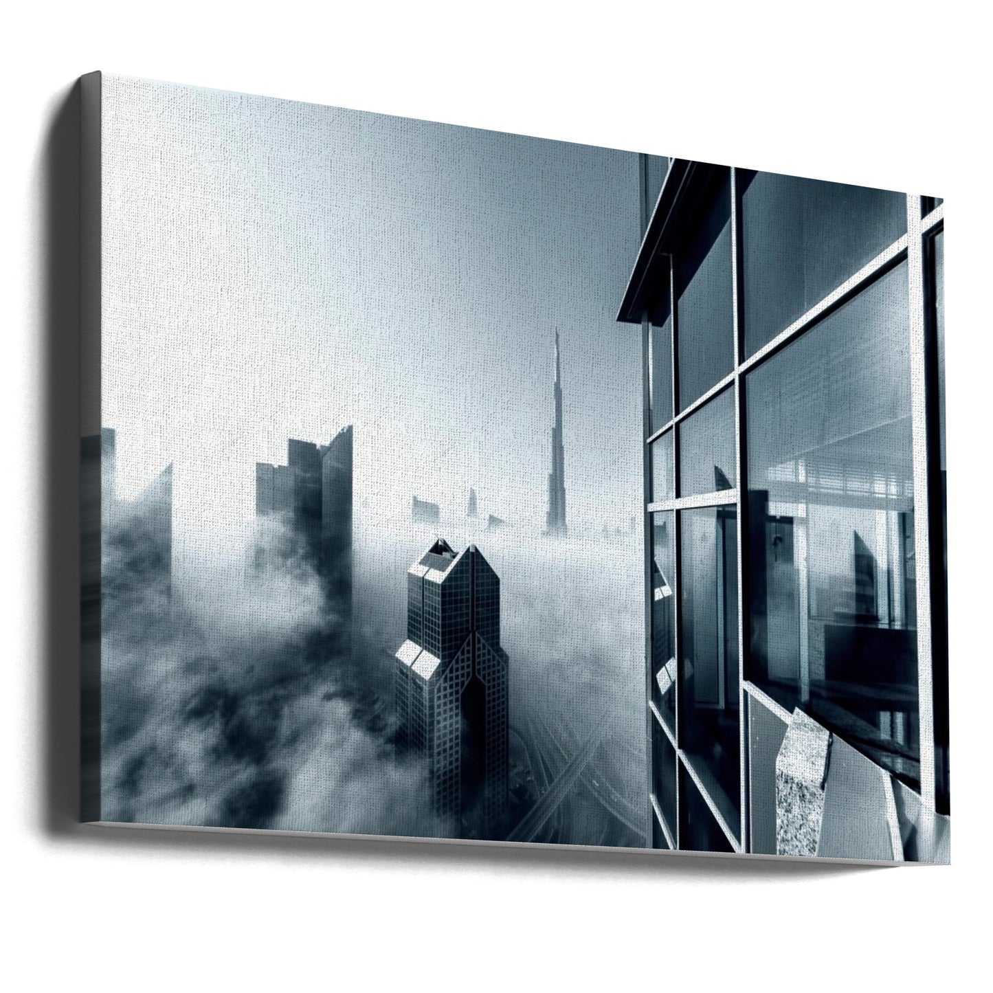 Foggy City | Canvas