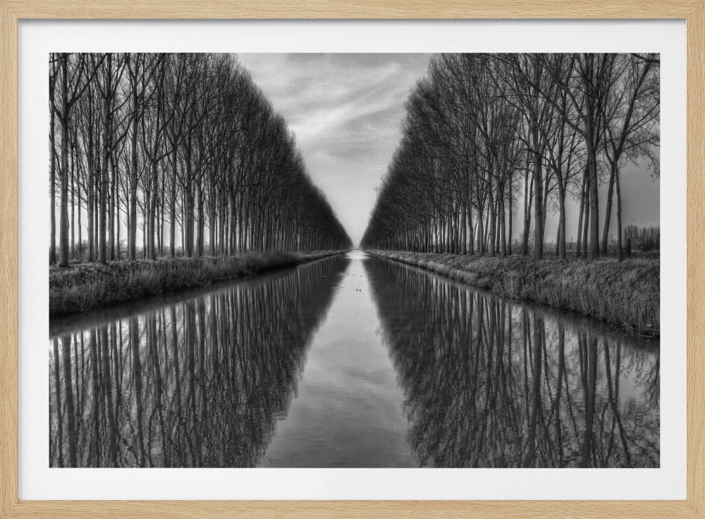 Ins Unendliche verschwunden | Poster - Kunstdruck