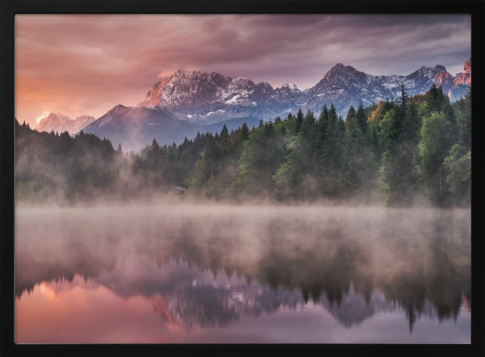 Amanecer en el lago | Posters - Impresiones de Arte
