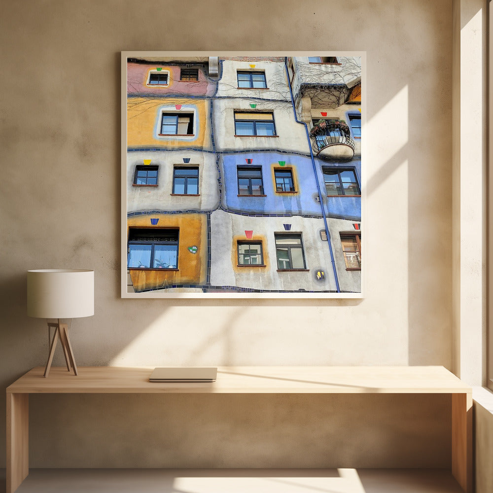 Les Fenêtres d'Hundertwasser | Papier Peint Photo