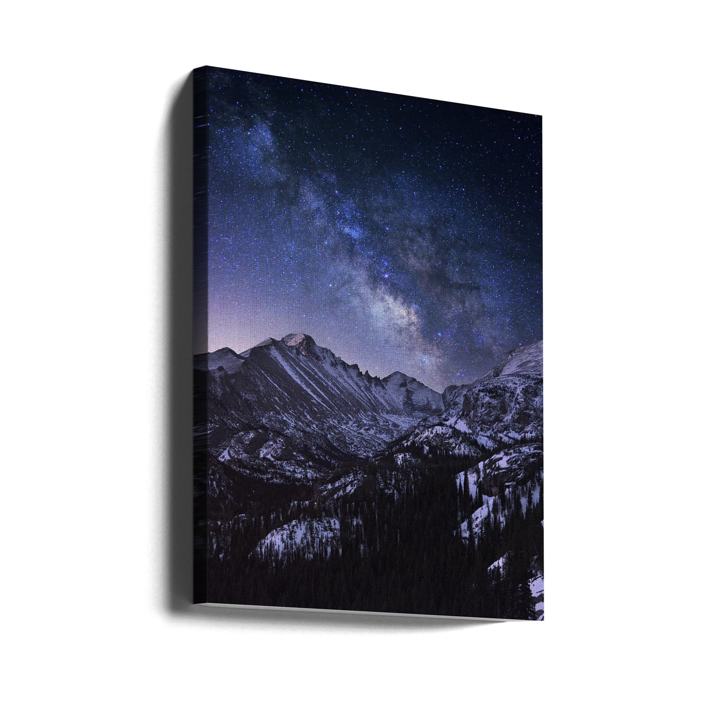 Via Lattea sopra Longs Peak | Stampe su Tela