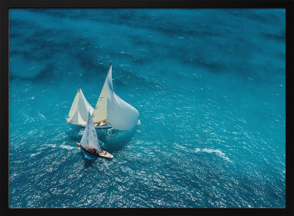 Croisement bleu | Posters - Affiche Artistique
