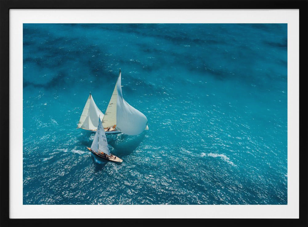 Croisement bleu | Posters - Affiche Artistique