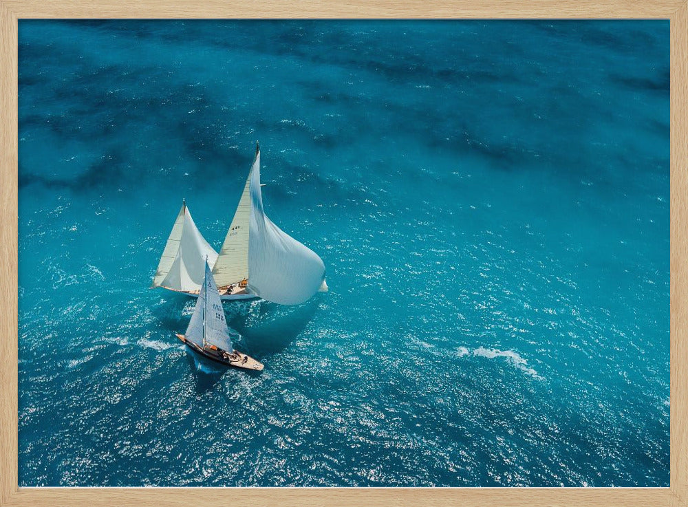 Croisement bleu | Posters - Affiche Artistique