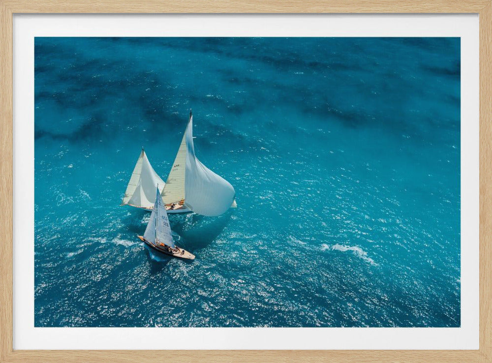 Croisement bleu | Posters - Affiche Artistique