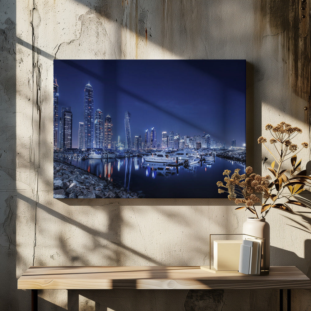 Blauwe Nacht | Canvasprints